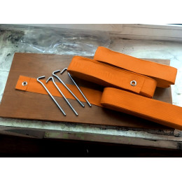 Разметка площадки для волейбола 9х18м - оранжевый (ленты)